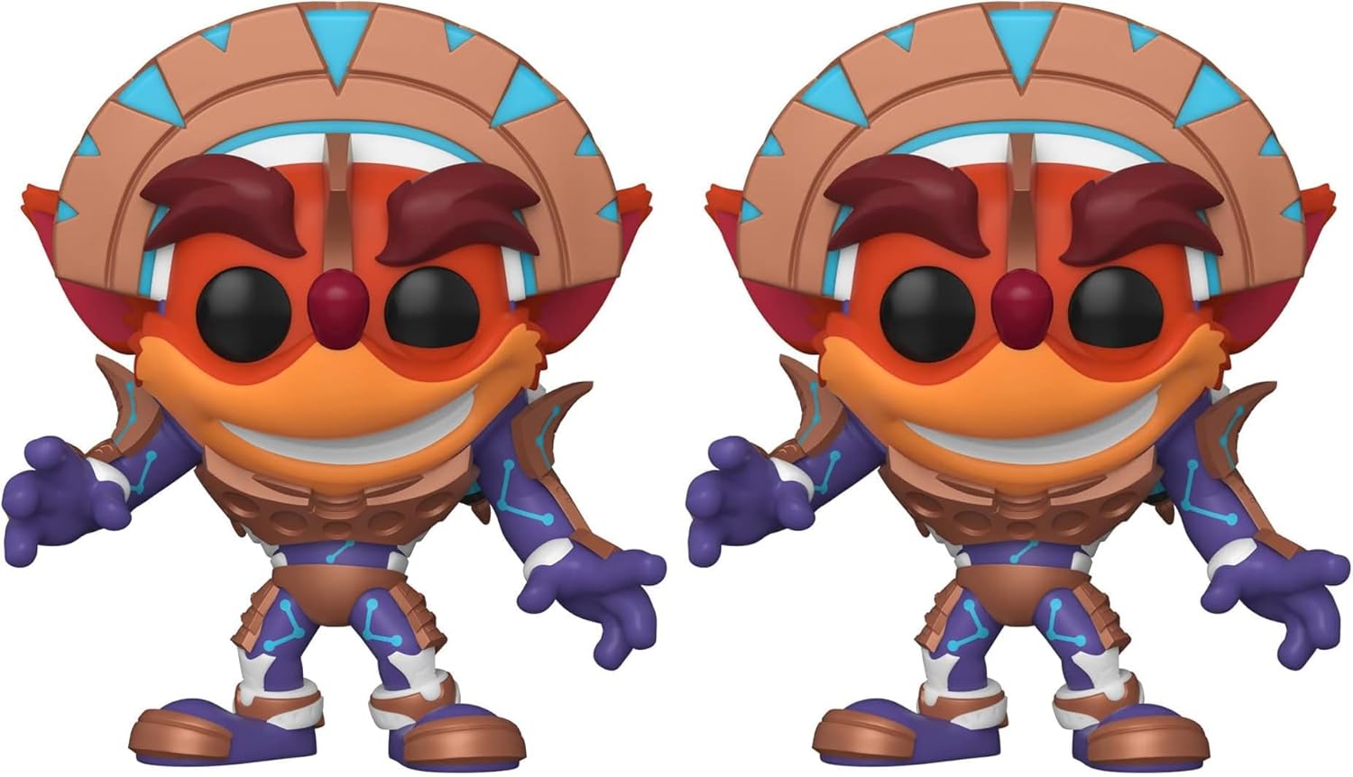 Pop! Games Crash Bandicoot 841 Crash Bandicoot in Mask Armor 2021 Convention