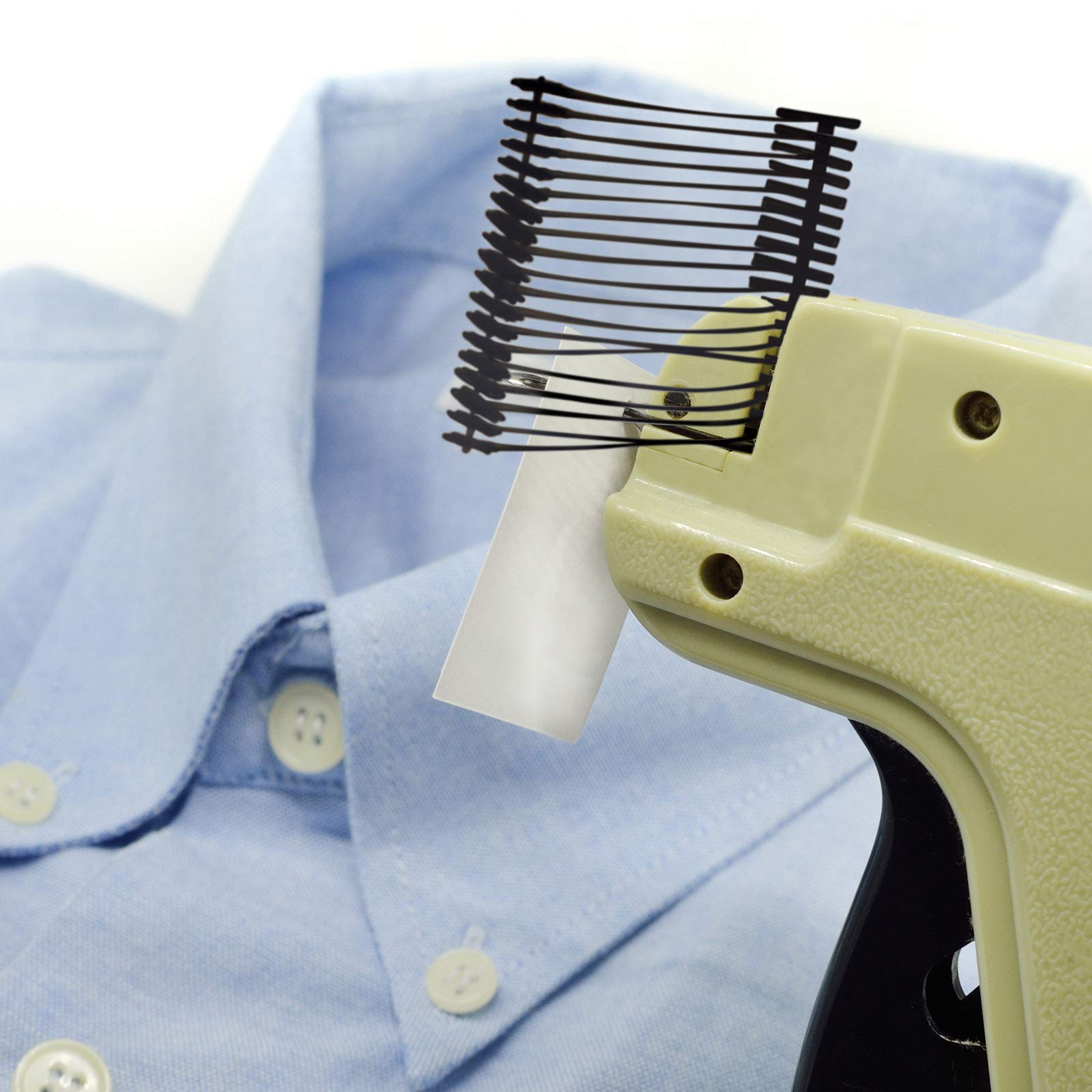 Sujetadores De Etiquetas Para Ropa - 5000 Unidades, Plástico Blanco 5 Cm, Para Pistola Etiquetadora, Tiendas Y Almacenes