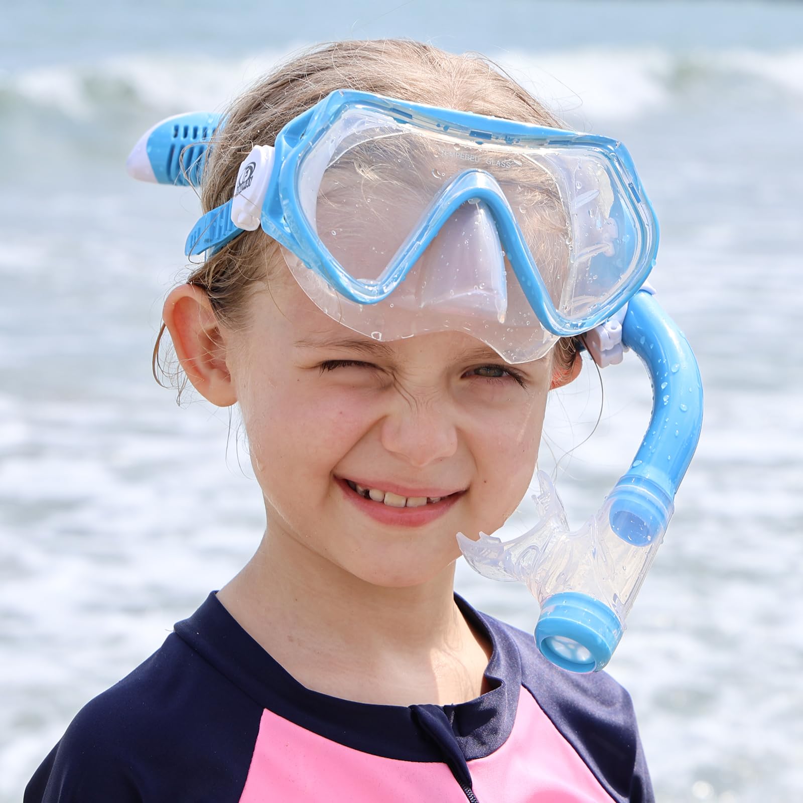 Snorkel Mask Kids 4 14, Findway Zwembril Met Neusomslag 2024 Geen