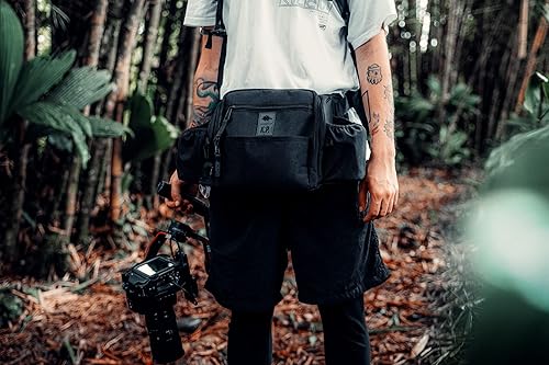 Miniatura 8 de Cangurera multiusos para cámara cruzada en la cintura, para hombres y mujeres, el accesorio definitivo para fotógrafos, viajeros, excursionistas,