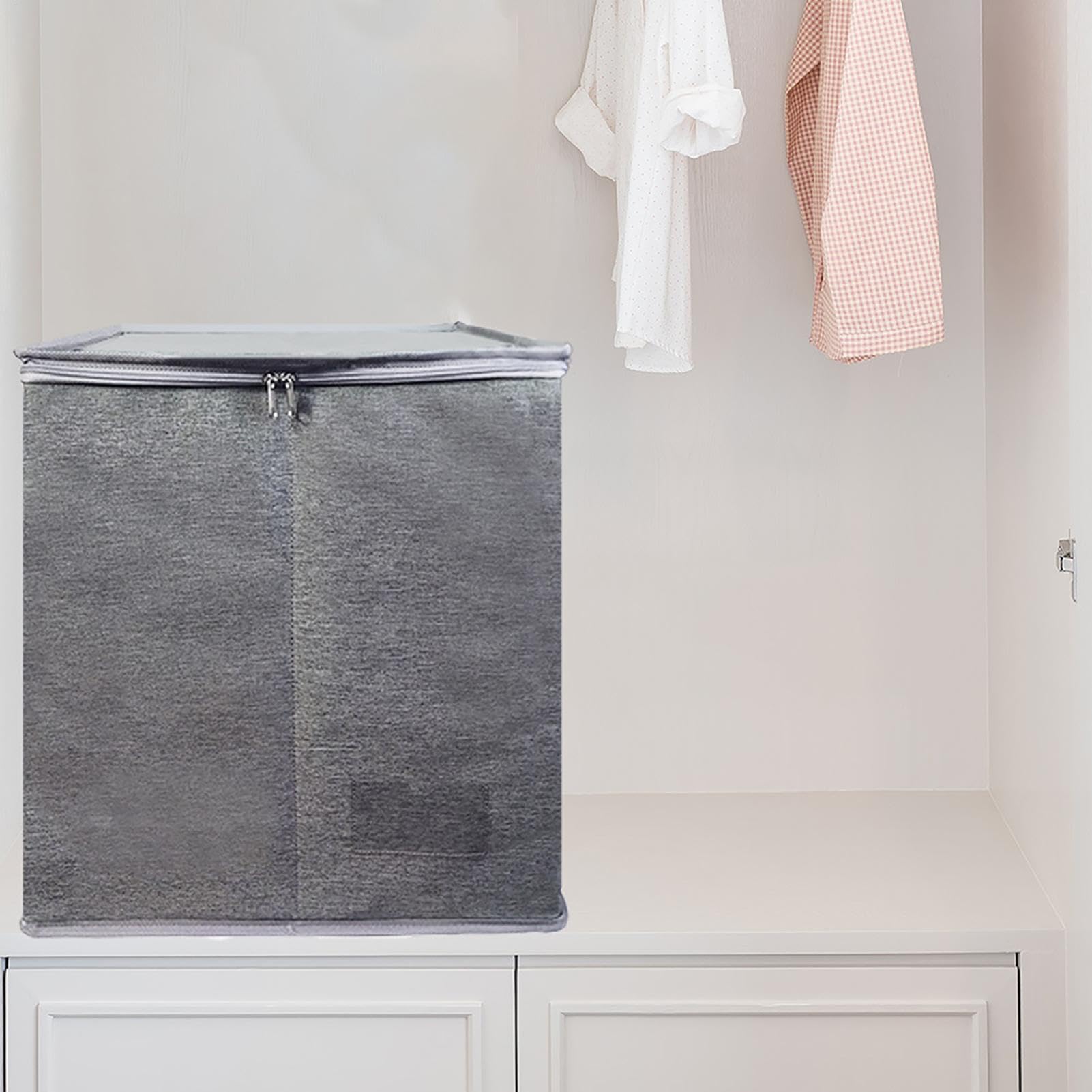 Organizador Para Perchas Contenedor De Almacenamiento Plegable, Portátil Y | Almacenaje De Gran Capacidad Para Perchas, Ropa, Muñecas, Armario, Dormitorio, Lavadero, Viajes, Organización