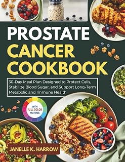 Prostate Cancer Cookbook: 30-Day Meal Plan Designed to Protect Cells, Stabilize Blood Sugar and Support Long-Term Metabolic and Immune Health