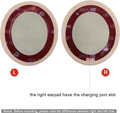 Vista 19 de Almohadillas de repuesto para auriculares inalámbricos Beats Solo 2 y Solo 3, almohadillas de repuesto para auriculares con aislamiento de ruido