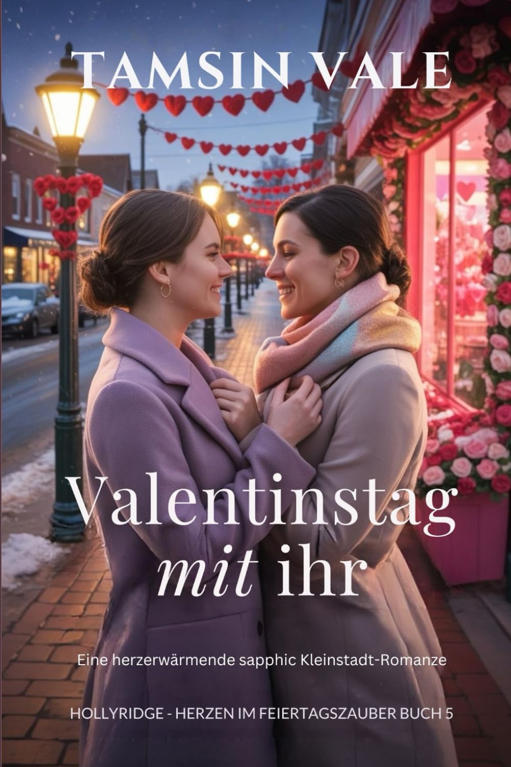 Valentinstag mit ihr: Eine herzerwärmende sapphic Kleinstadt-Romanze: 5 (Hollyridge Holiday Hearts: Eine gefühlvolle sapphische Kleinstadt-Weihnachtsroman-Reihe)