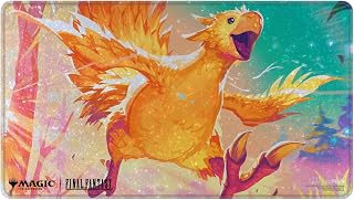 Final Fantasy x Universes Beyond Traveling Chocobo (Golden) Holofoil Playmat for Magic: The Gathering