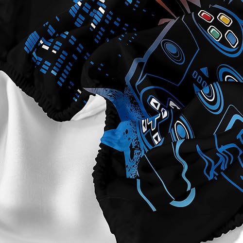 Miniatura 4 de AILONEN Juego de sábanas bajeras de tamaño individual XL, juego de sábanas de videojuegos para niños, juego de sábanas de videojuegos para niños, 1