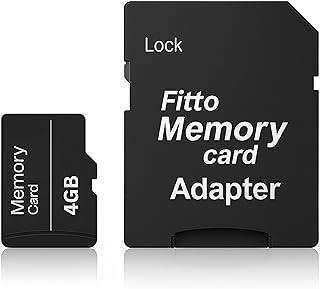 Fitto 4GB Memory Card with Adapter