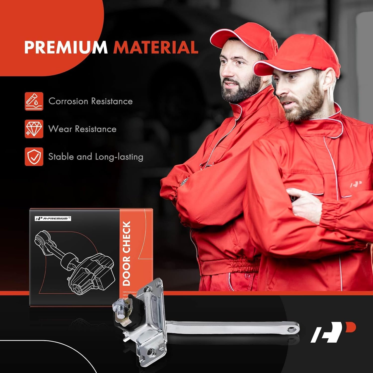 A-Premium Rear Left or Right Door Check Compatible with Ford E-150, E-150 Econoline Club Wagon, E-250 Econoline, E-350, E-350 Econoline Club Wagon, E-350 E-450 E-550 Super Duty