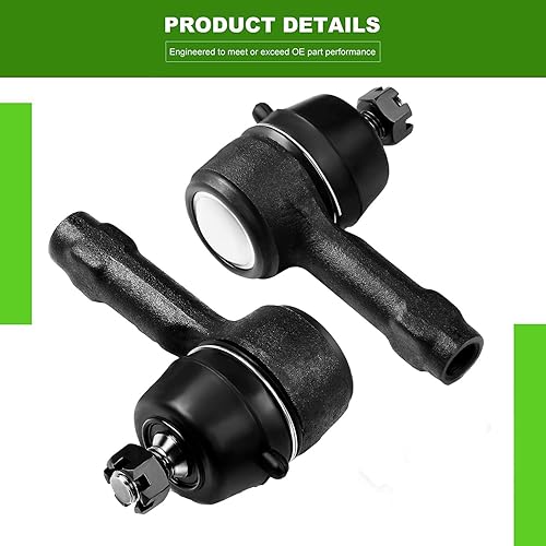 Miniatura 5 de Juego de 8 piezas de suspensión delantera de SCITOO  2 brazos de control delantero inferior con rótula 4 extremos de barra de acoplamiento interior