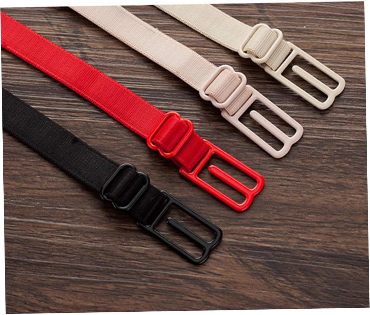 36 Pcs Adjustable Bra Straps Non-slip Sports Bra Straps Thick Buckle for Women