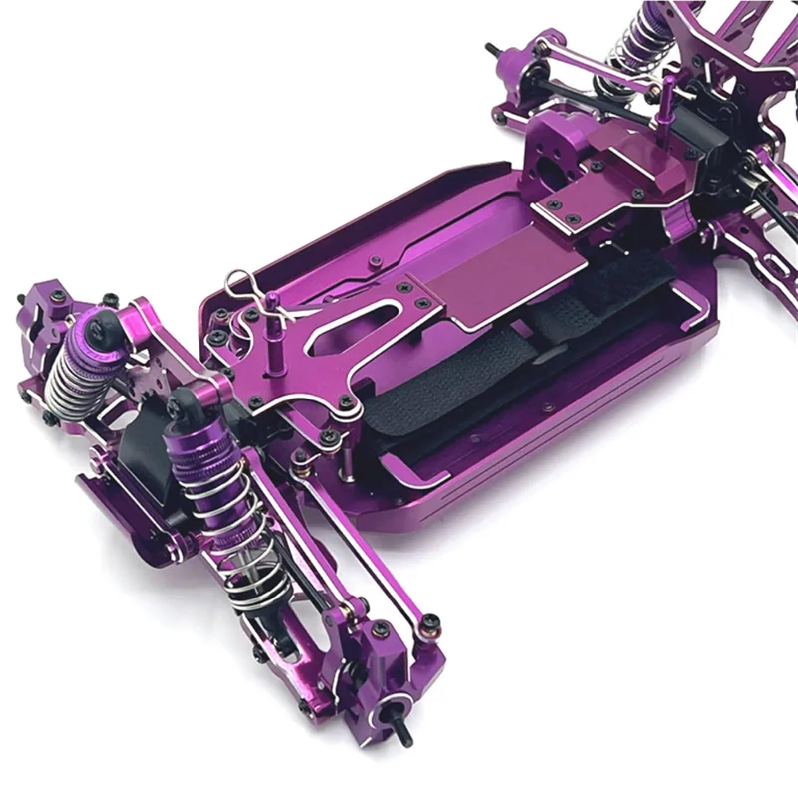 para WLtoys 144001 144002 144010 144016 144018 1/14 RC Piezas De Mejora Coche Chasis Metal para Protección Bordes Repuesto Decorativo RC Reemplazar Accesorios