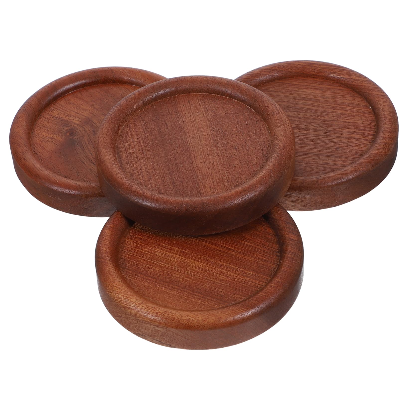 20 Pcs Dessous De Verre Rétro en Bois Massif sous-Verres en Bois pour La Maison Dessous De Verre Tapis De Tasse en De Tasse Anti-Brûlure De Tasse À La Maison