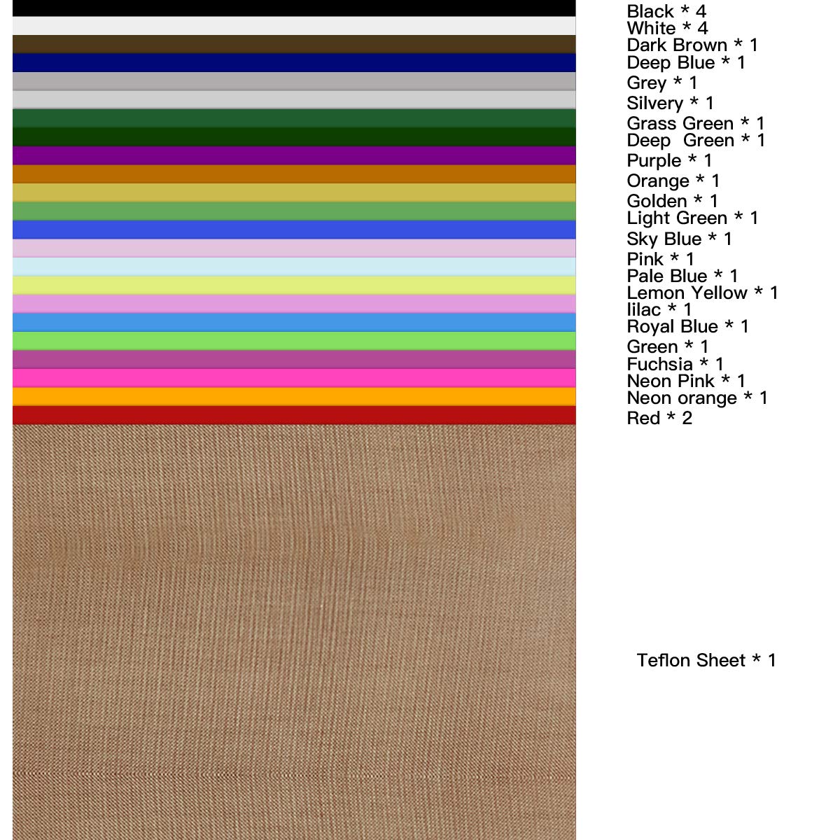 Up To 40% OFF HTV Heat Transfer Vinyl Bundle - HTV Vinyl 31 Pack (12 x 10) 23 Assorted Colors, PU Iron on Vinyl for Cricut & Silhouette Cameo Buy 1 get 1 HTV Heat Transfer Vinyl Bundle - HTV Vinyl 31 Pack (12 x 10) 23 Assorted Colors, PU Iron on Vinyl for Cricut & Silhouette Cameo