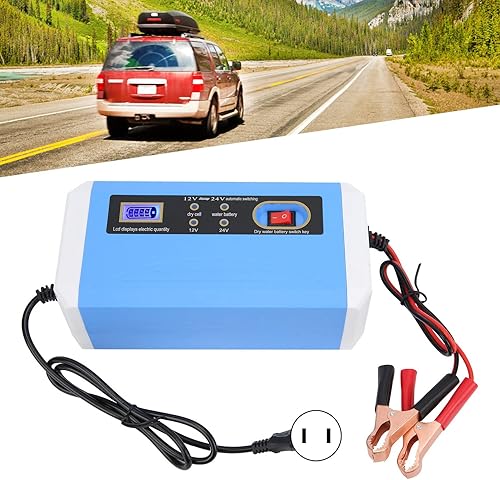Miniatura 3 de Cargador de batería de coche 24V12V Mantenedor de batería de carga inteligente Cargador de reparación de pulso de transferencia automática con