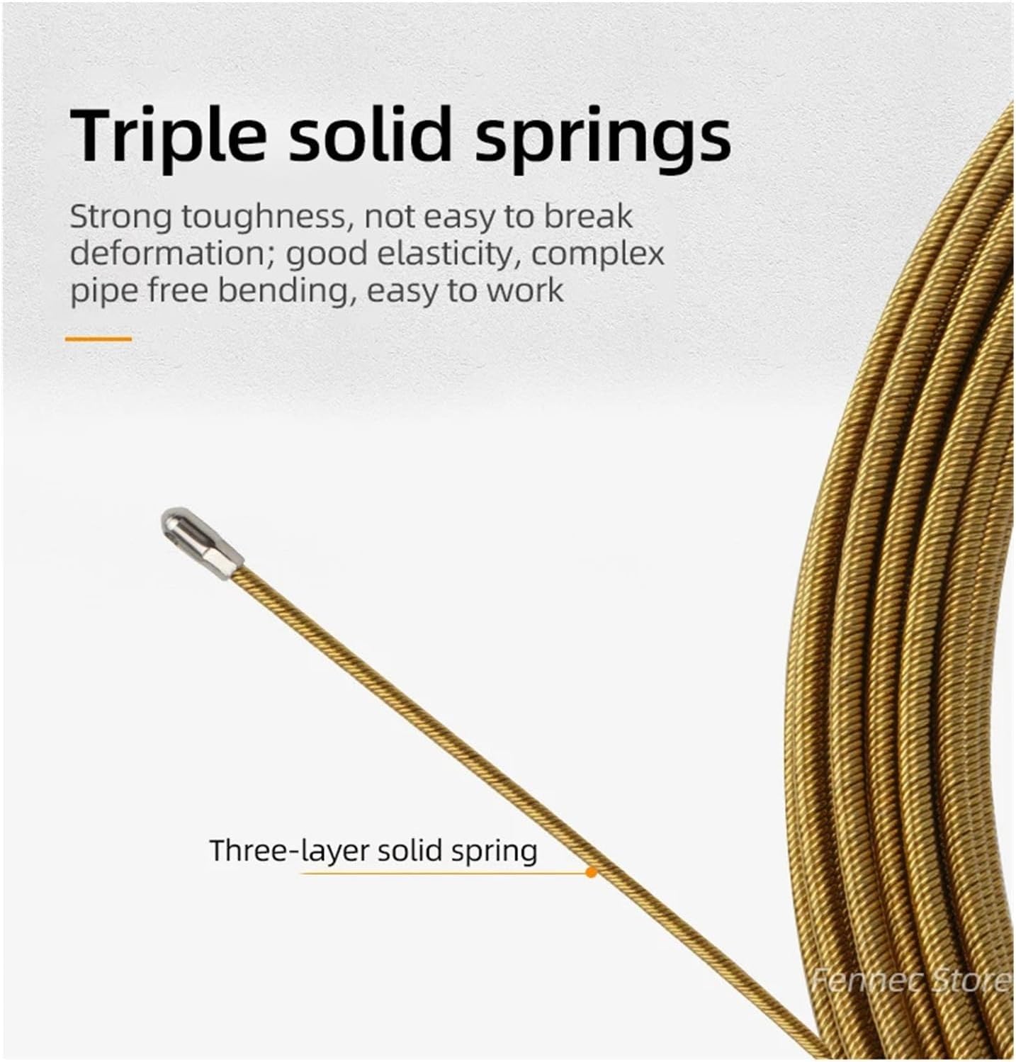 Universal Wire Lead Threading Device Tool 5/10/15/20/30m Rope Pulling Device for Electricians with Pulley Threading of Cable Wire