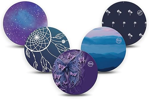 Miniatura 10 de ExpressionMed - Parches adhesivos para Libre 3 (paquete de 5) - Cintas con sensor CGM precortadas a prueba de agua, no se deshilachan, precortadas