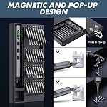 Mini Electric Screwdriver Set, 72 in 1 Precision Electric Screwdriver, Cordless Power Screwdriver Set, Rechargeable Repair Tool Kit for Electronics Glasses Laptop Phone Watch Camera