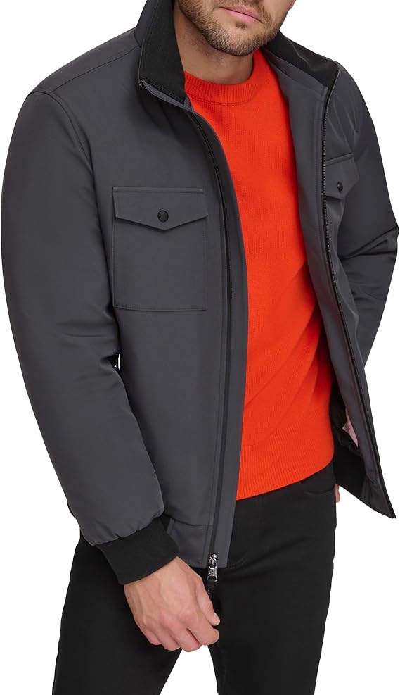 Calvin Klein Men's Outerwear Jacket,Iron,Medium