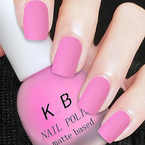Matte Nail Polish Quick Dry, Soft Pink Nail Polish Air