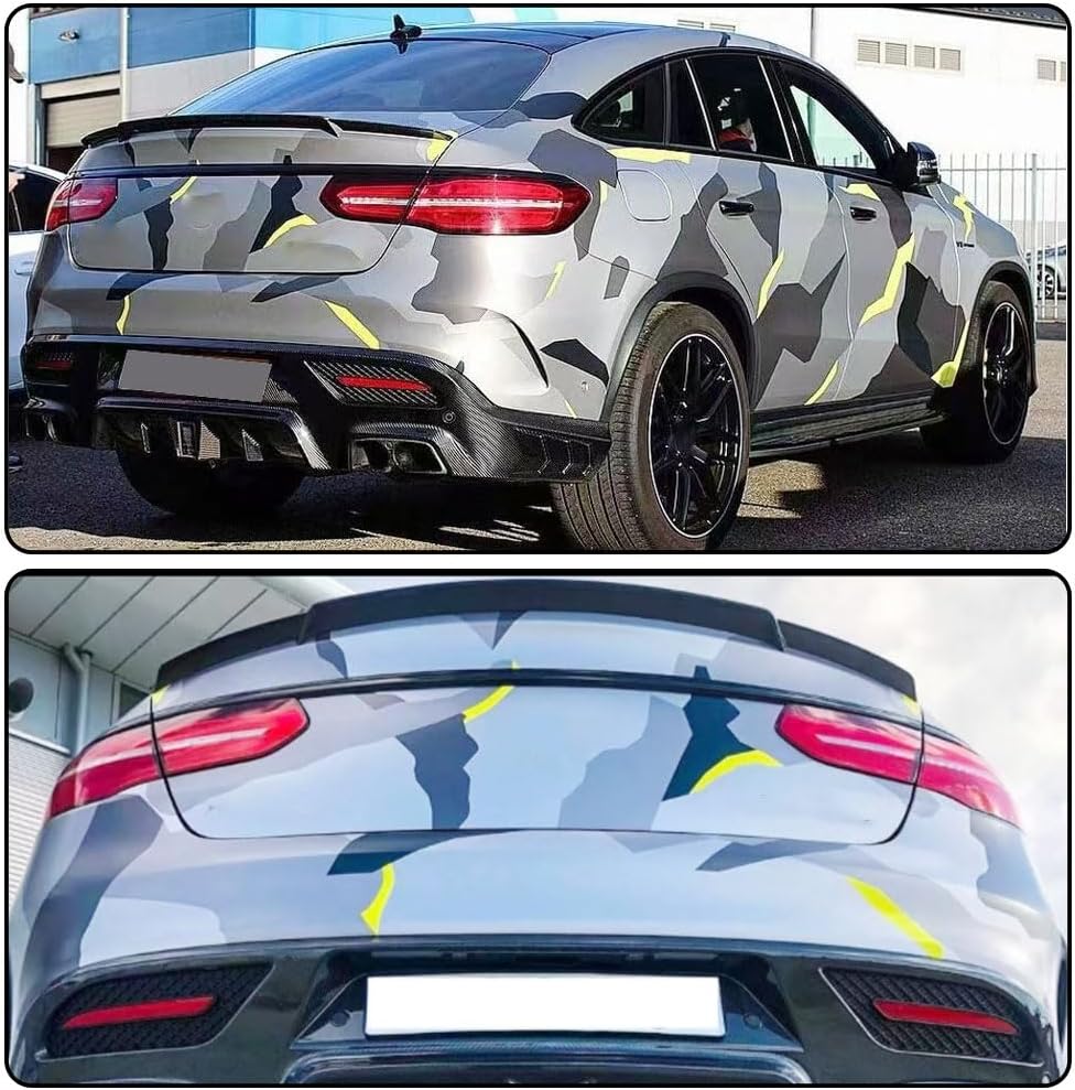 Carbon Fiber Trunk Spoiler for Mercedes-Benz C292 GLE350 GLE400 GLE450 GLE500 GLE550 GLE43 GLE63 AMG Coupe 2016-2019 Auto Rear Boot Lid Highkick Spoiler Wing Lip