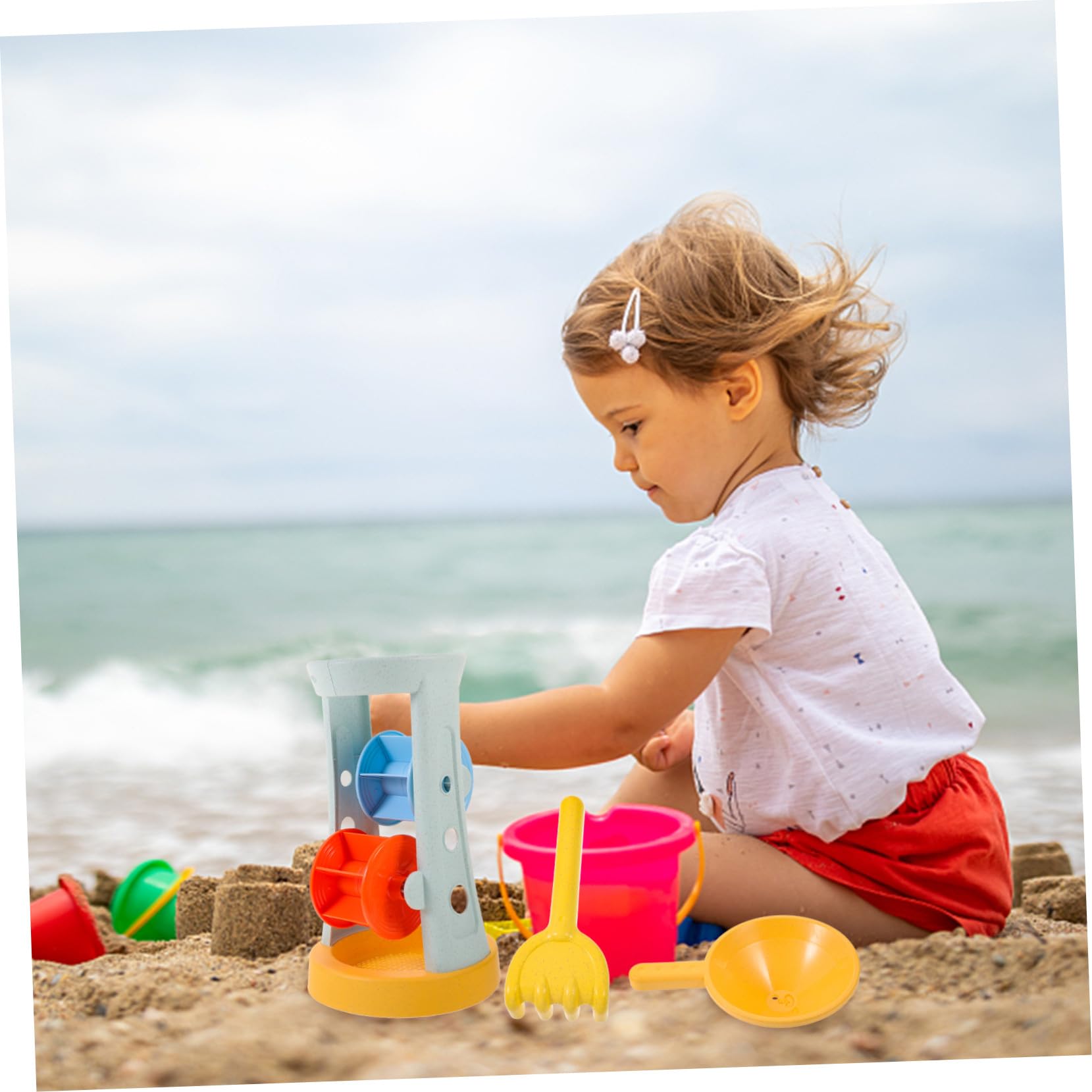 Juguete de Playa Cubo de Arena 1 Juego de Plástico para Niños