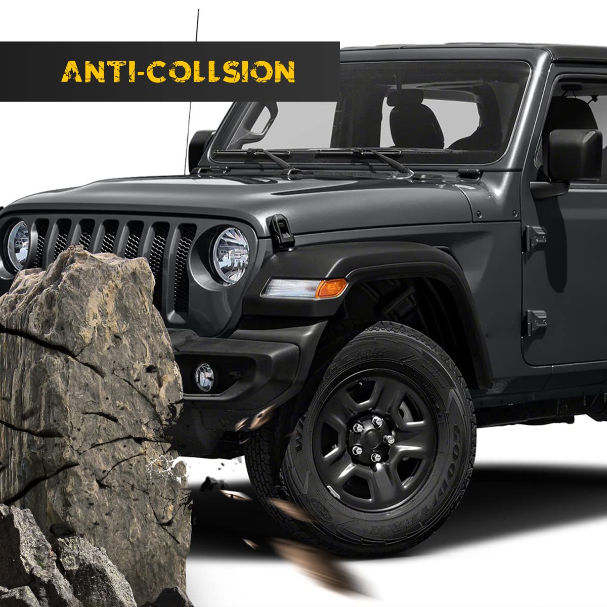 Panel De Cierre Del Parachoques Delantero De Acero Mopar Para Jeep Wrangler JL 2018-2024, Referencia 68293980AA