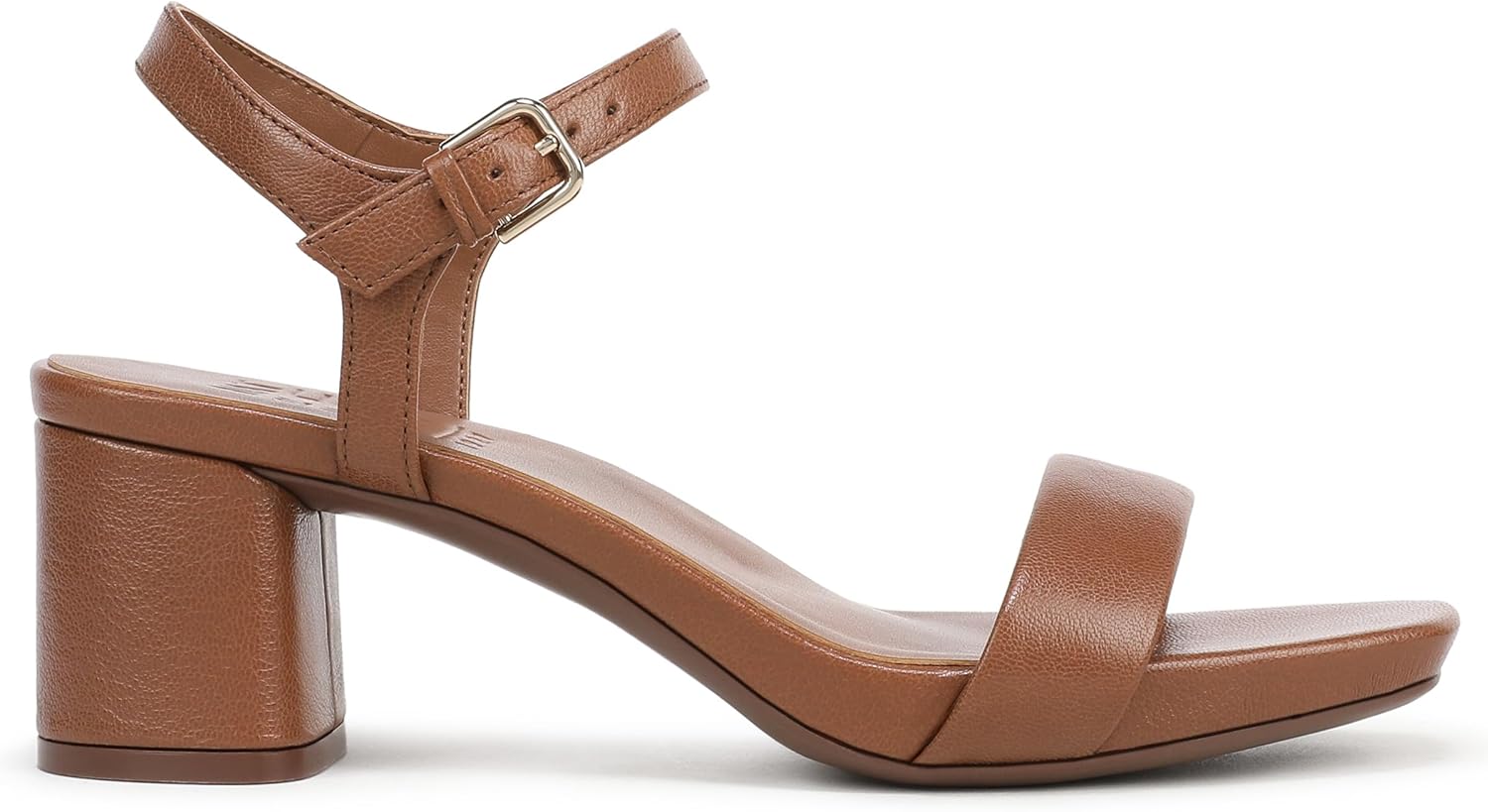 Naturalizer Womens Izzy Block Heel Ankle Strap Sandal