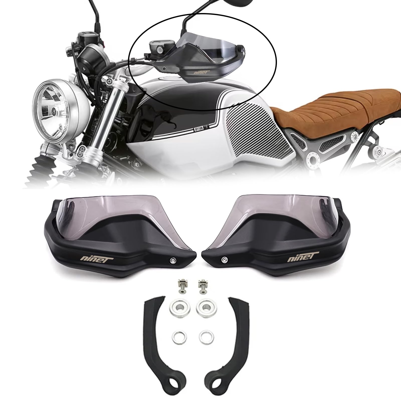  RnineT GS バイク用 ハンドプロテクター Amazon.com: For R NINET R9T Pure Racer Urban G S Scramble 2024