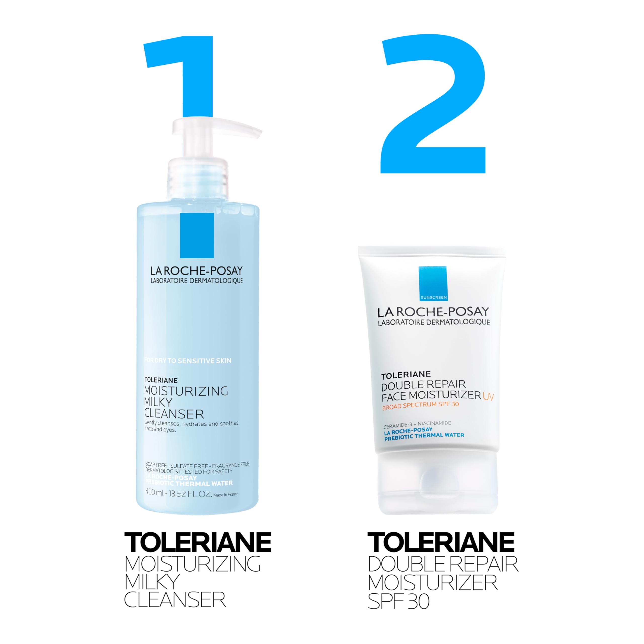 La Roche Posay Toleriane środek do czyszczenia twarzy i oczu, 400 ml