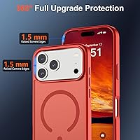 Vista 969 de SUPFINE Funda magnética para iPhone 11 (compatible con MagSafe) (protección contra caídas de grado militar), translúcida mate a prueba de golpes