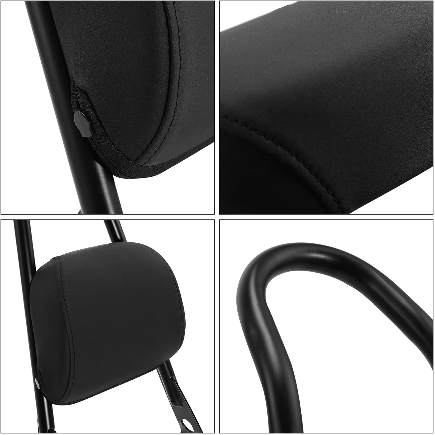 XMT-MOTO Detachables Sissy Bar w/pad Fit for Harley Sportster 1200 883 2004-later Black