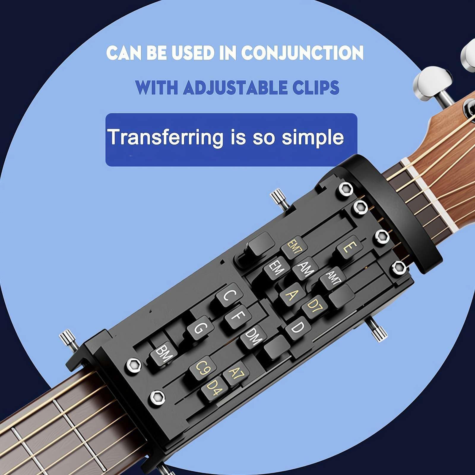 Snapklik.com : Guitar Chord Presser,learn Guitar Chords Device,guitar ...