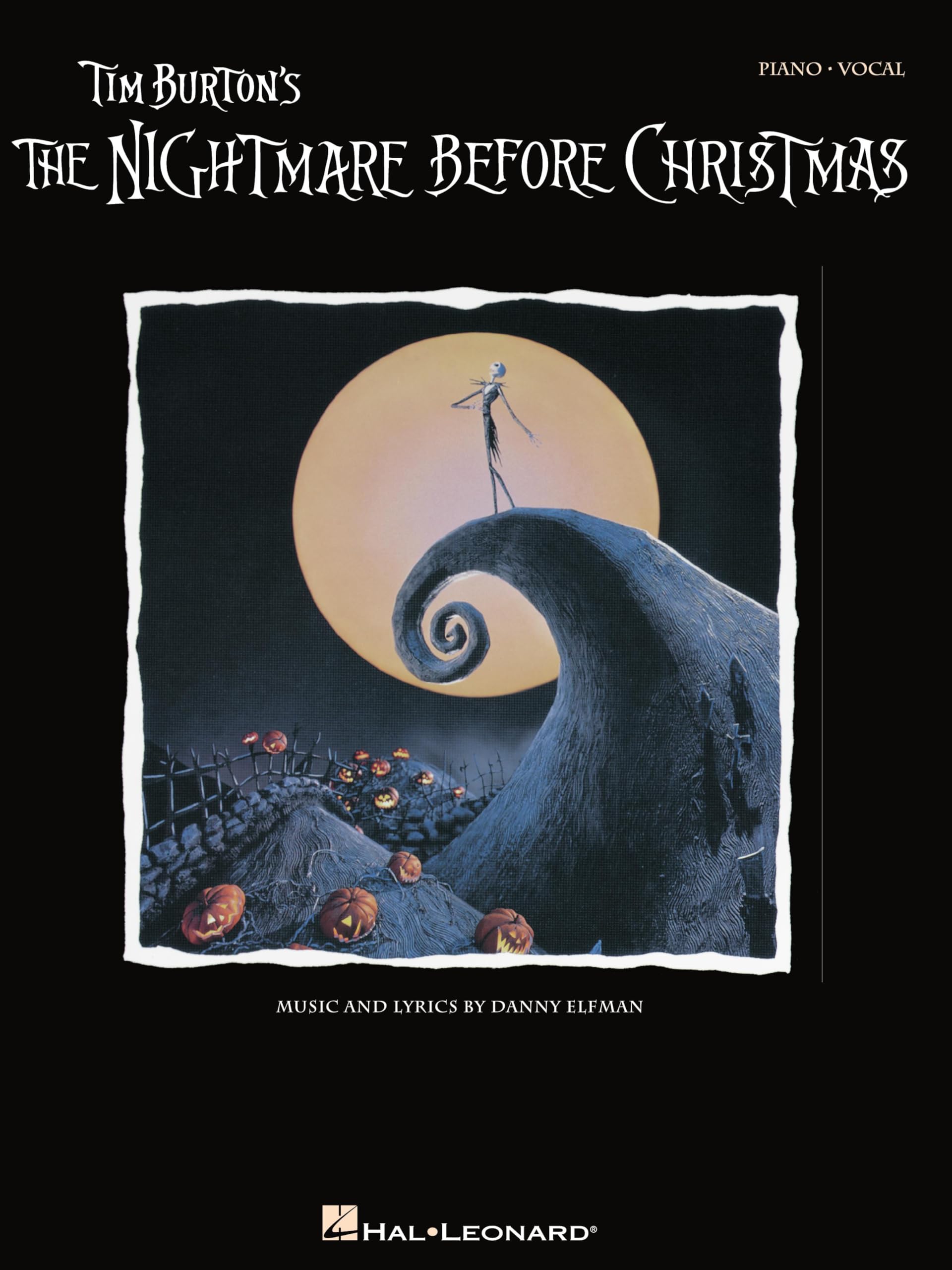 Nightmare Before Christmas songbook recueil complet avec paroles