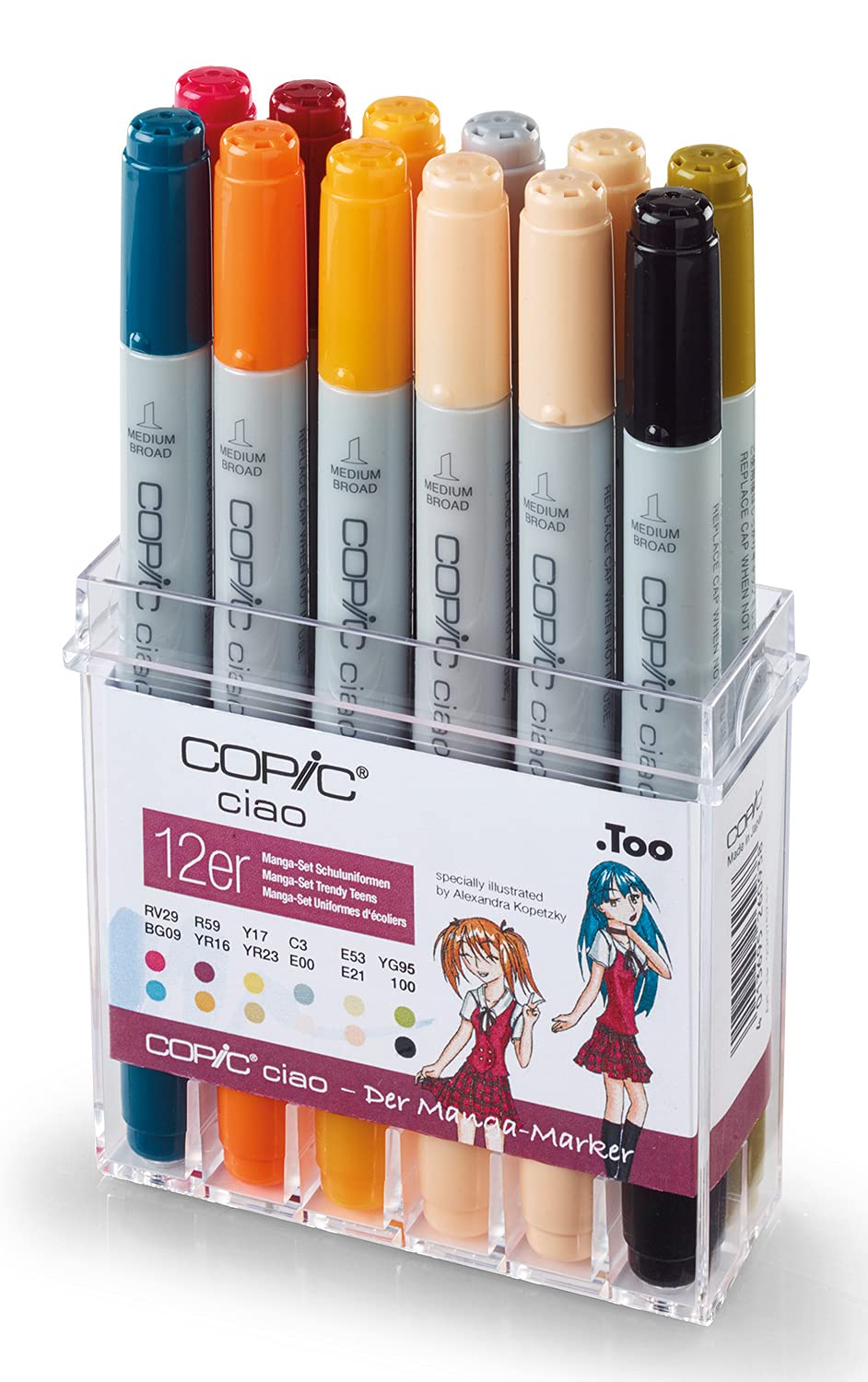 Copic Ciao 12 li Set School uniforms
