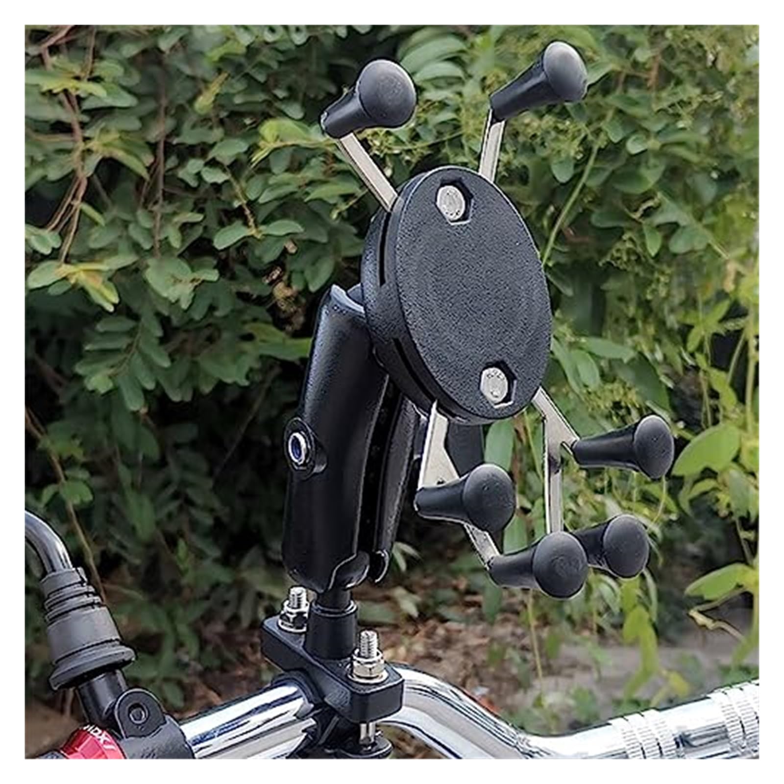 Supporto per manubrio con base a U 3X, larghezza 37 mm, con sfera da 1 pollice per il lavoro GPS per supporti Supporto piastra navigazione