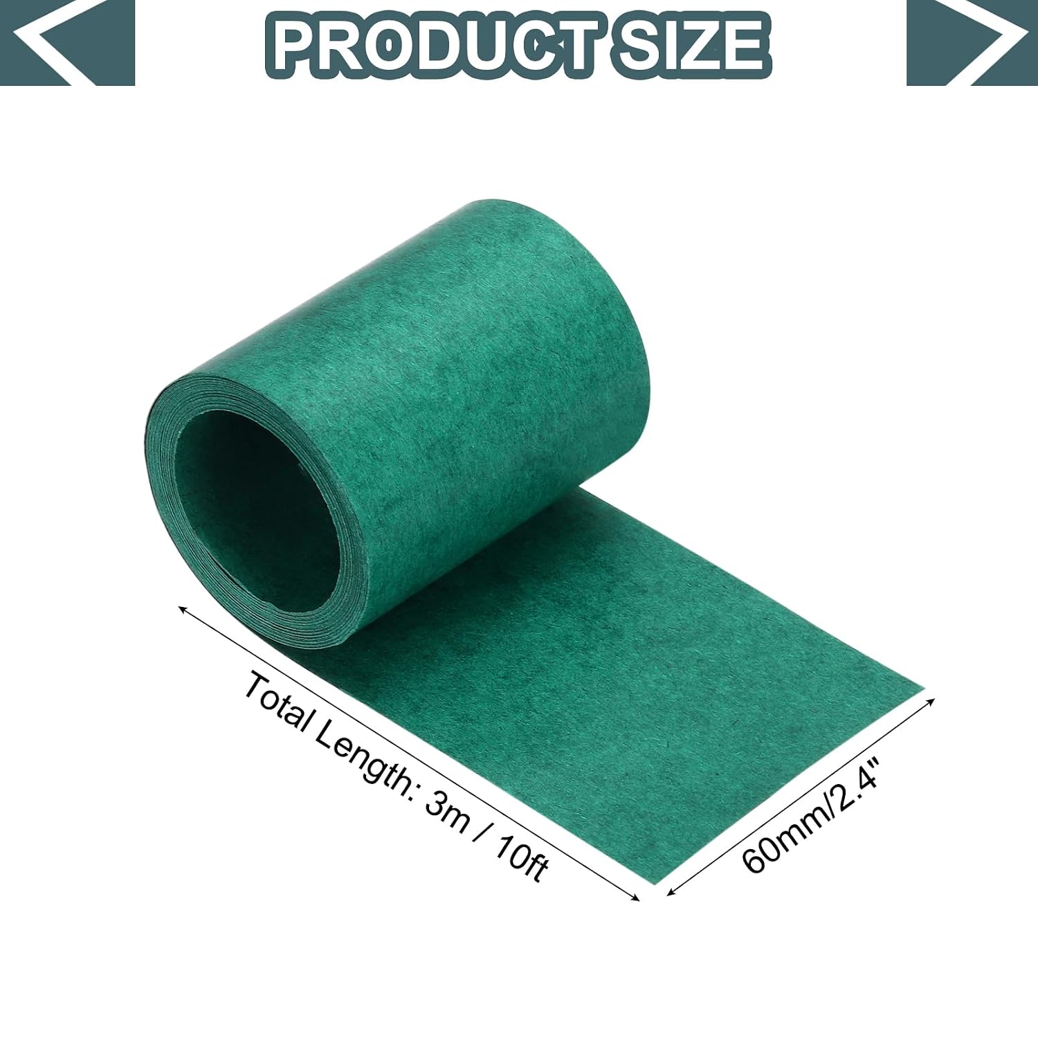 MECCANIXITY Electrical Insulating Fish Paper 60mm, 10ft Green Battery Insulator Gasket Paper Sheet for 18650 21700 26650 Battery Pack