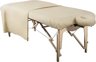 Master Massage Tables Deluxe Flannel Sheet Cover Set (3pcs Set) for Massage Table, Pure White