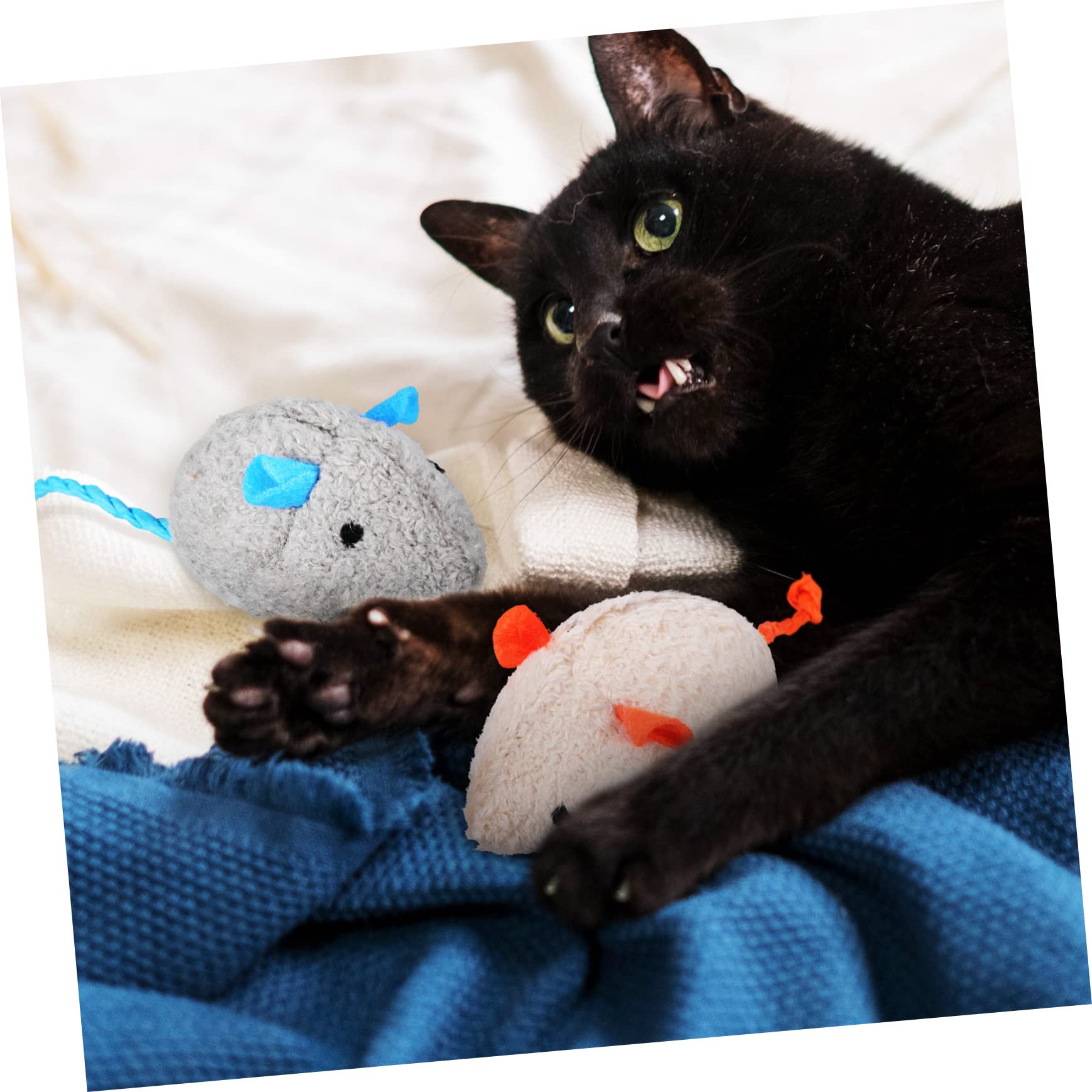 Happyyami 65stücke Teiliges Katzenspielzeug Plüschmäusen Und Knisterbällen Für Interaktive Beschäftigung Für Kätzchen Und Katzen Jeden Alters Fördert Spiel Und Freude Im
