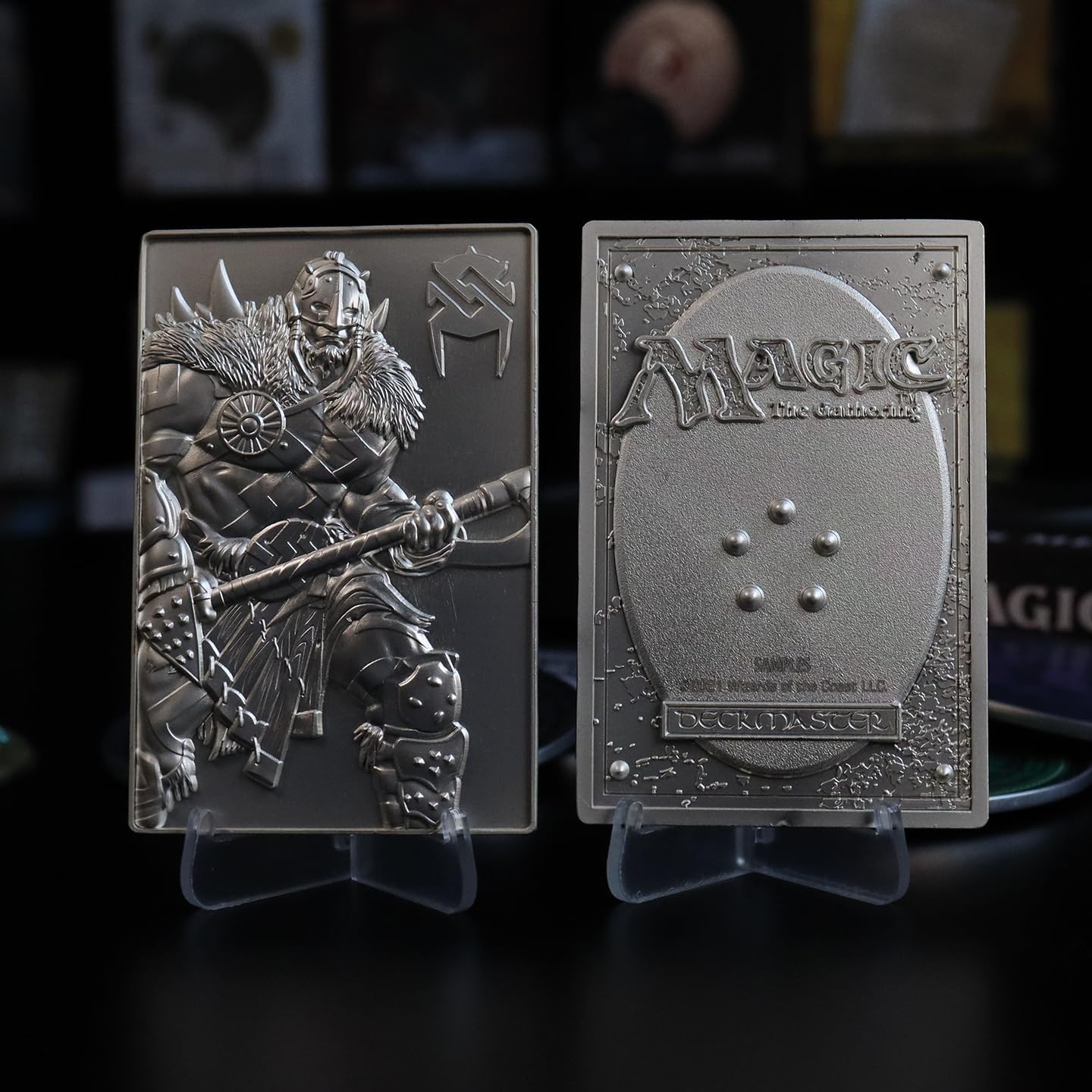 Magic The Gathering Limited Edition Silver Plated Garruk Wildspeaker Metal Card