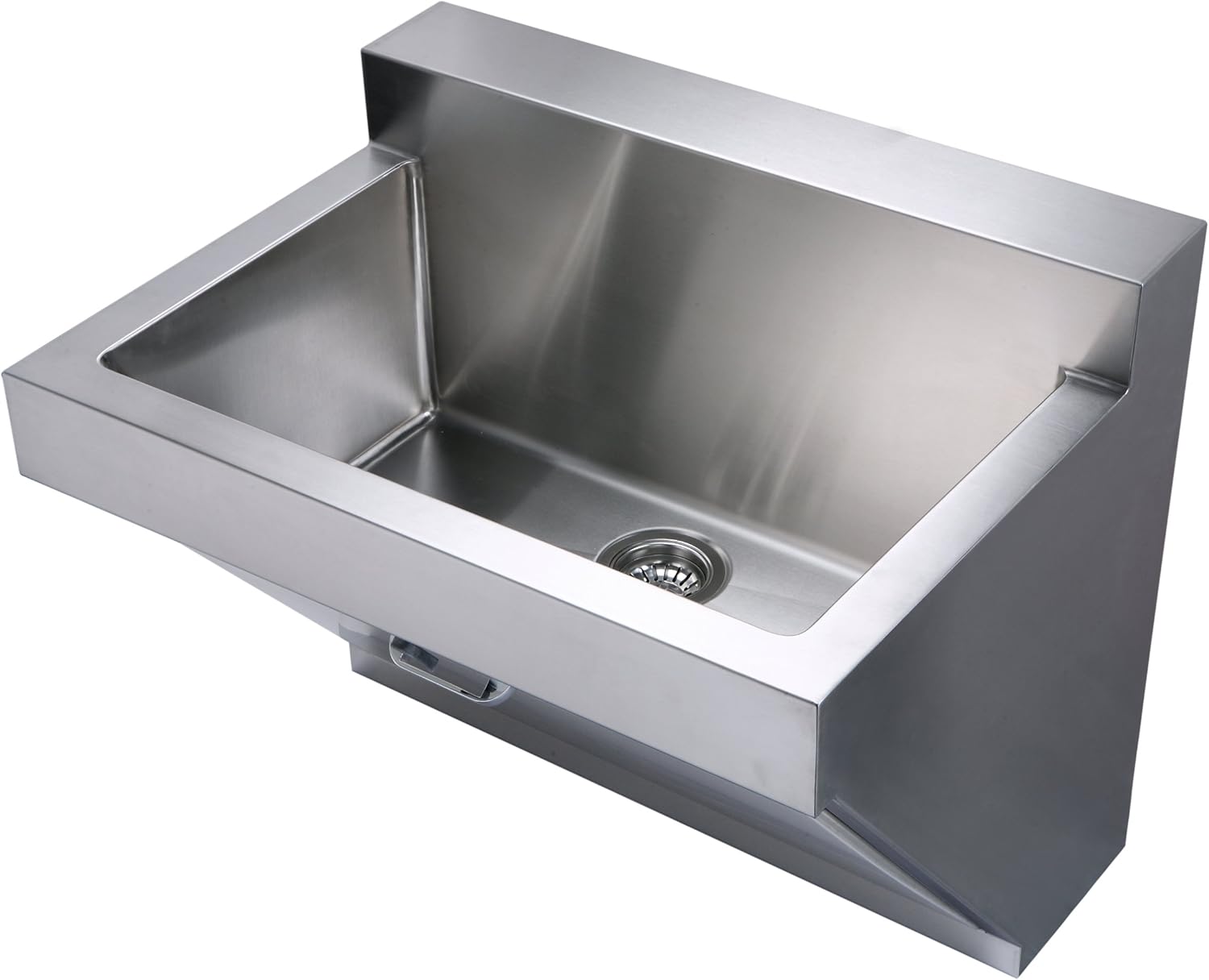 Whitehaus WHNC3022W 30" Noah's Collection Stainless Steel Commercial Single Bowl Wall Mount
