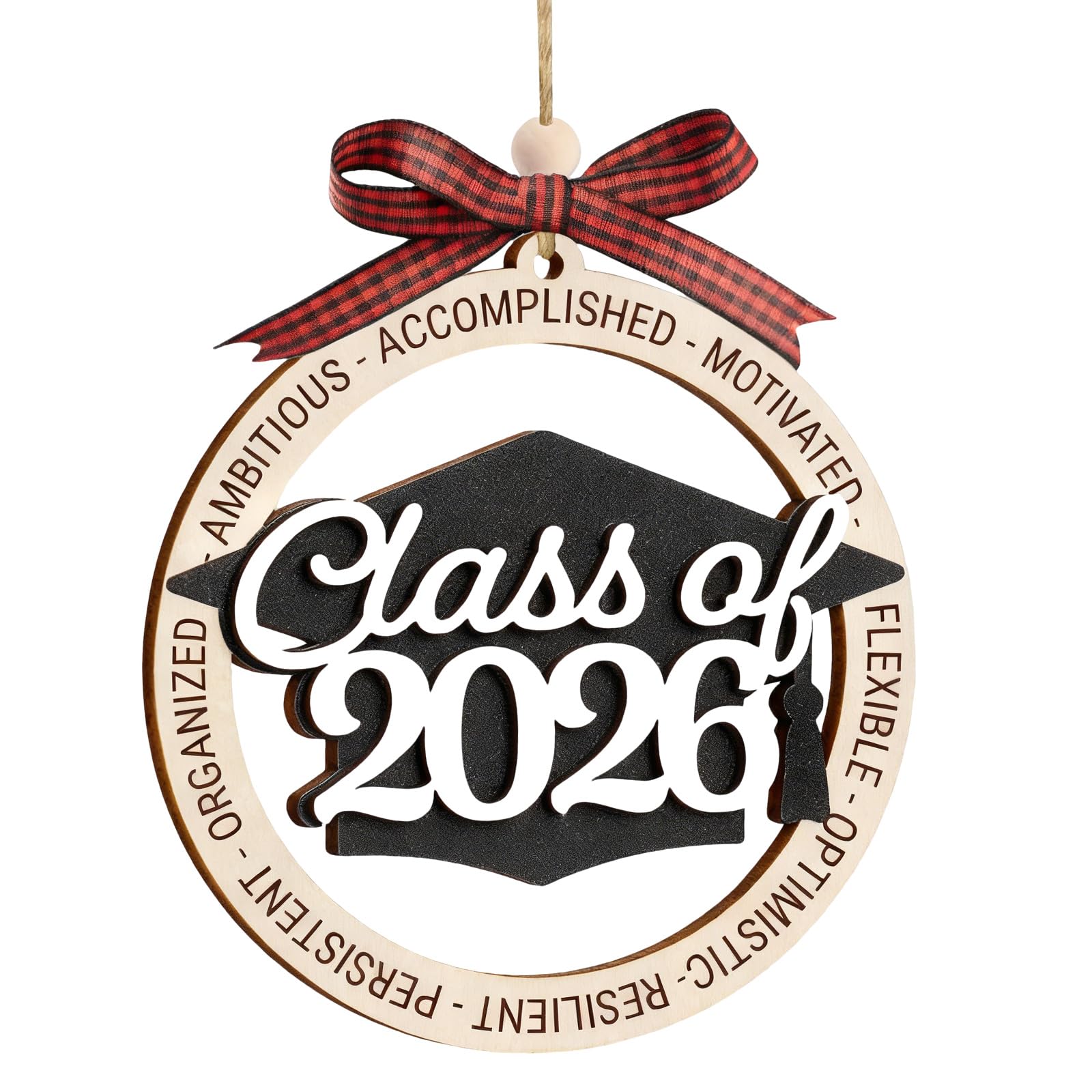 Elnwnnkc D Natural Woo Graduation Ecoration For Class Of 2026 An 2025 Safe Sign Suitable For Multiple Occasion Party Ecoration