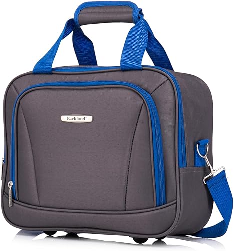 Miniatura 98 de Rockland - Maleta de viaje Melbourne, rígida y expandible, con ruedas giratorias, Azul