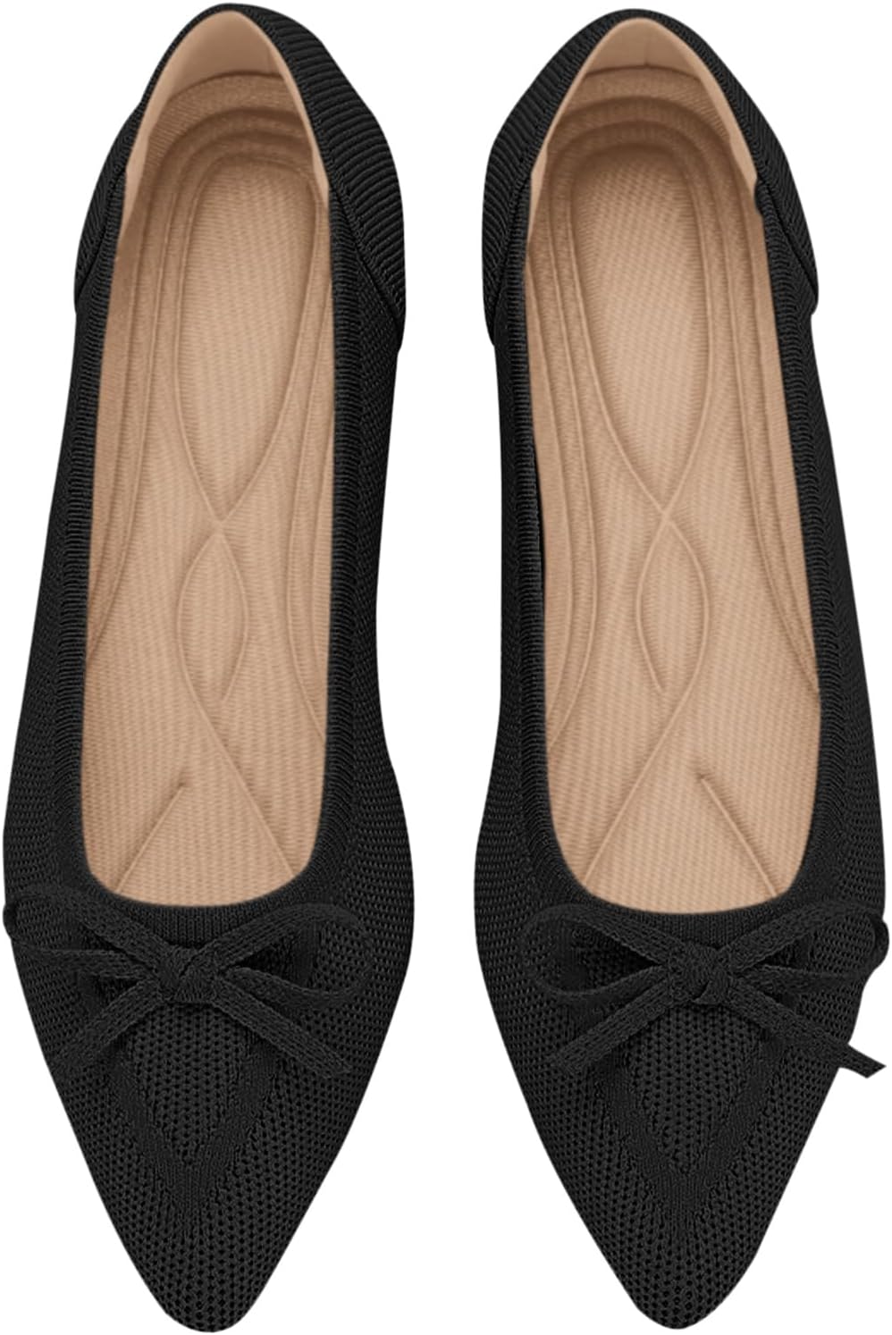 black work flats