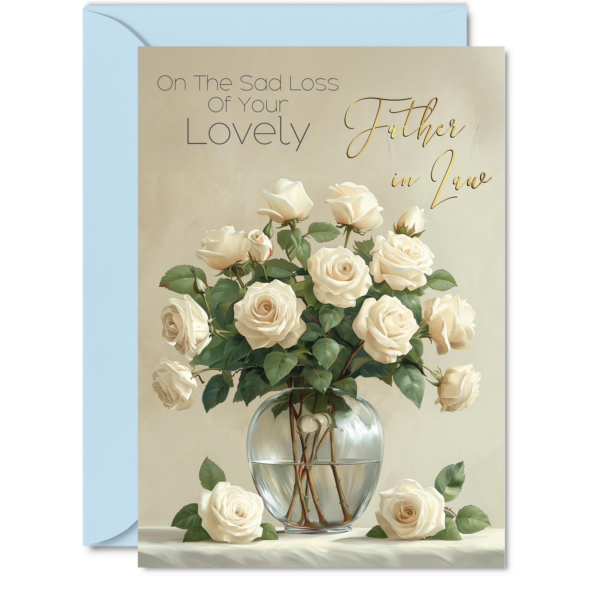 Sympathy Cards Loss of Father in Law, Lovely Father in Law Condolences Card