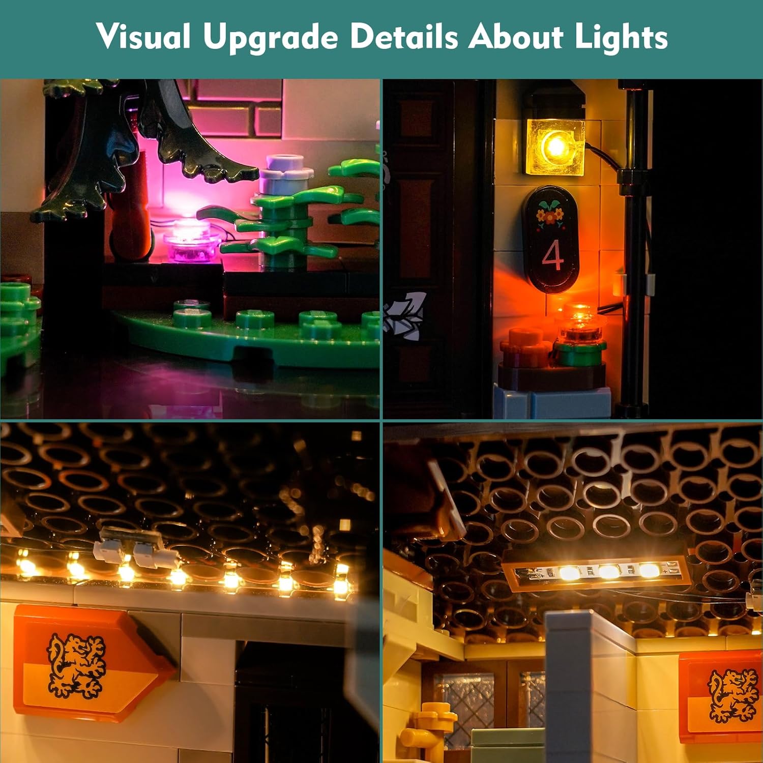 Light kit Compatible with Lego 76451 Privet Drive: Aunt Marge's Visit - No Model Only Light, LED Lighting Accessories Compatible with Lego Maiden Road: Aunt Maggie's Visit (Standard Version)