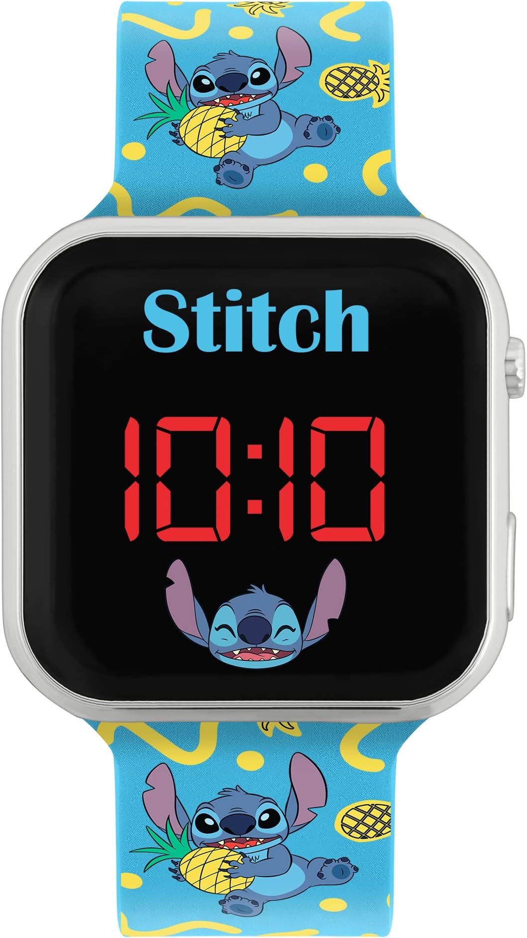 Lilo and Stitch Character Print Strap LED Watch LAS4038