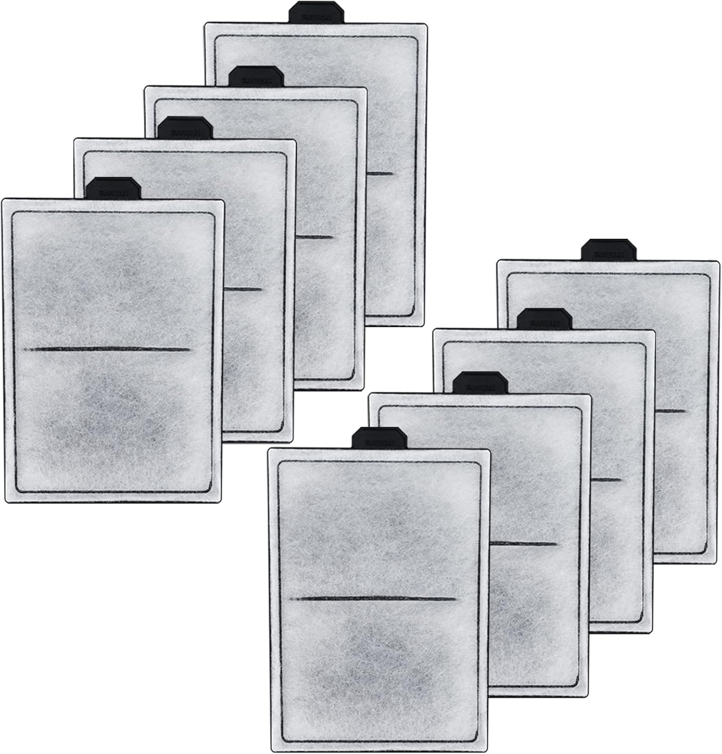 HiTauing 8 Packs PF-S Filter Cartridge for PF10 Power Filters, Only Fit to Model PF10 Power Filters