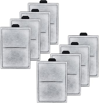 HiTauing 8 Packs PF-L Carbon Cartridge for PF20, PF30, PF40 and PF75 Power Filters