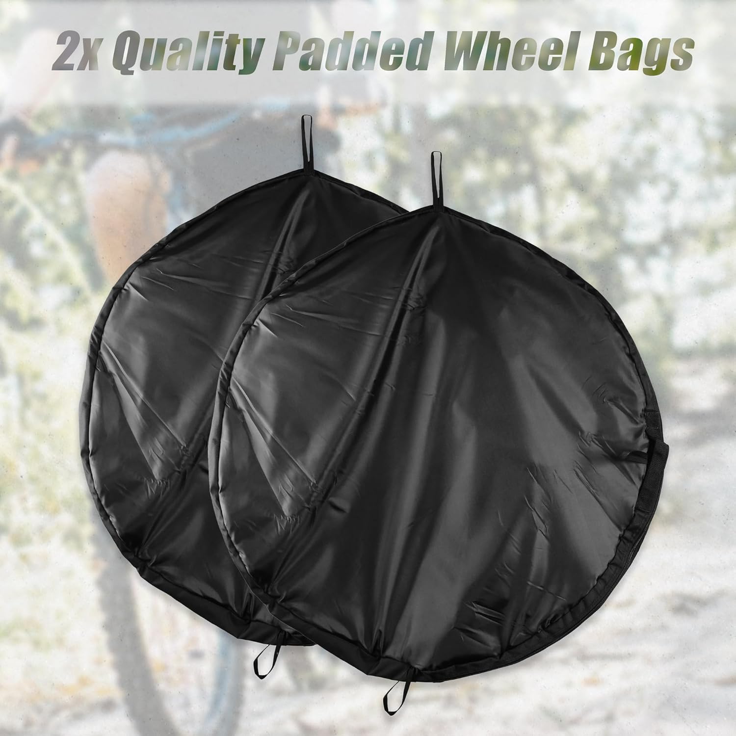 CyclingDeal Bike Travel Case | Lightweight & Durable Bike Case for Flying w/EVA Material | TSA Lock & Wheels for Easy Transportation | Bicycle Travel Bag for Flights | Up to 700c Road or 29" MTBs