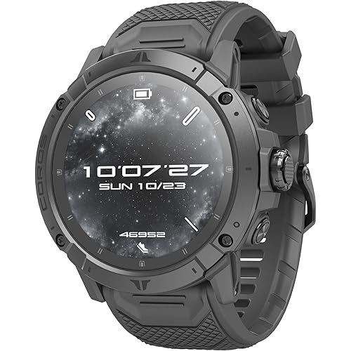 COROS VERTIX 2S Adventure GPS Watch, 40 Days Battery Life, GPS Navigation with Global Offline Maps, Route Planner, Heart Rate Monitor, Rock Climbing, Skiing, Running, Biking - Space Black